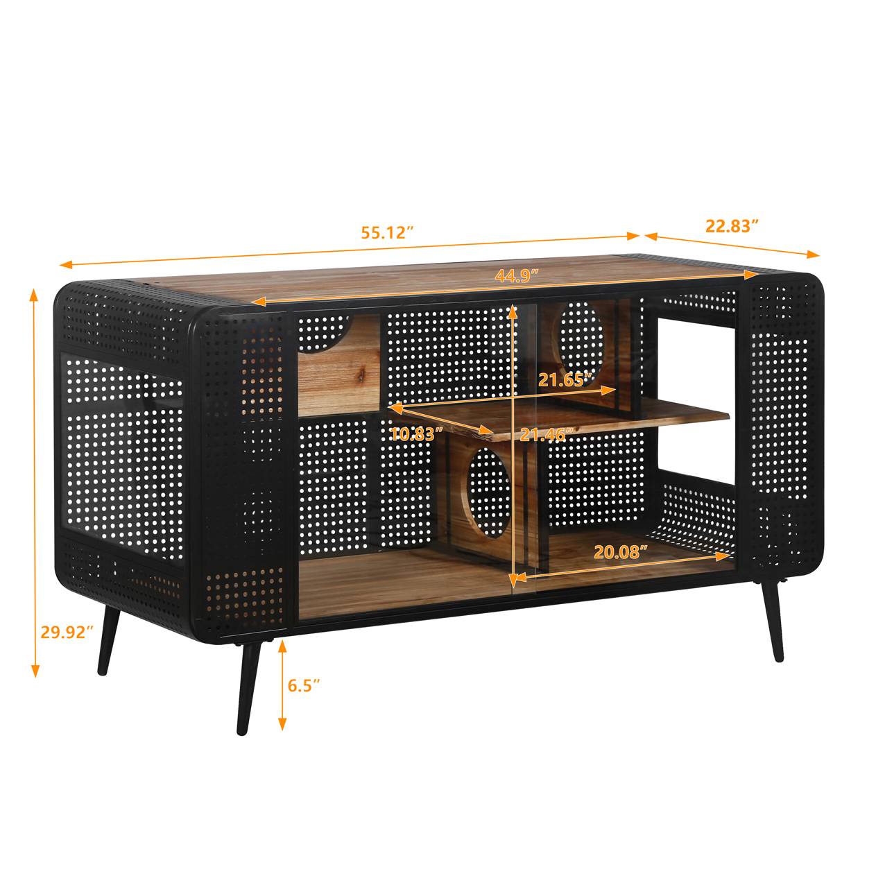 Spacious Cat House With Tempered Glass For Living Room, Hallway - 5 - CJ