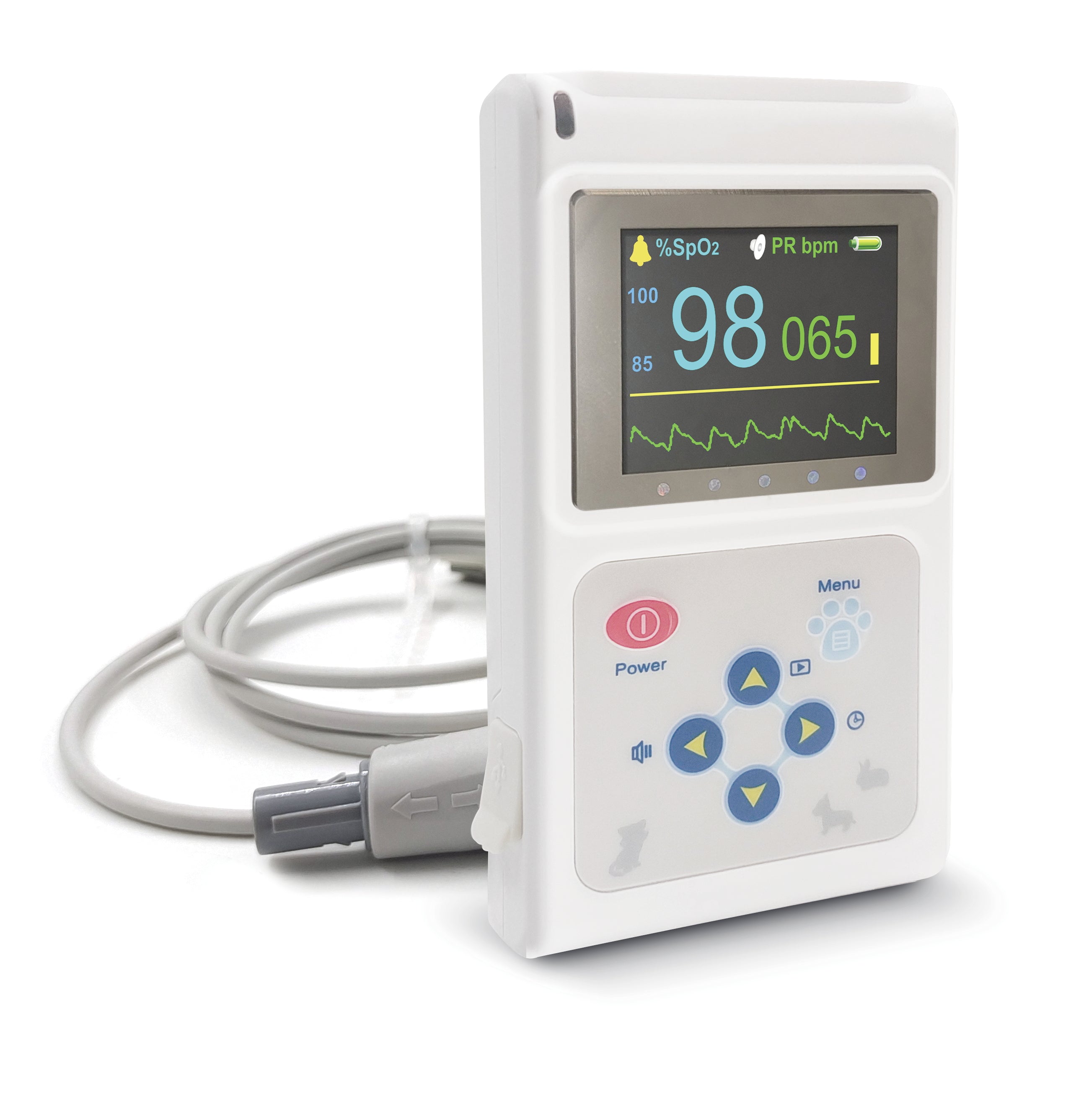 Veterinary Color Display CMS60D - VET Pulse Oximeter Spo2 Probe PR VET Monitor - 5 - CJ