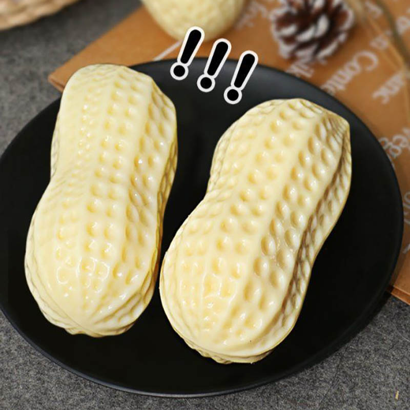 Funny Pet Dog Squeaky Toys For Small Middle Dogs Bite Resistant Puppy Cat Dogs Toys Pets Rubber Peanut Clean Tooth Chew Toy - 5 - CJ
