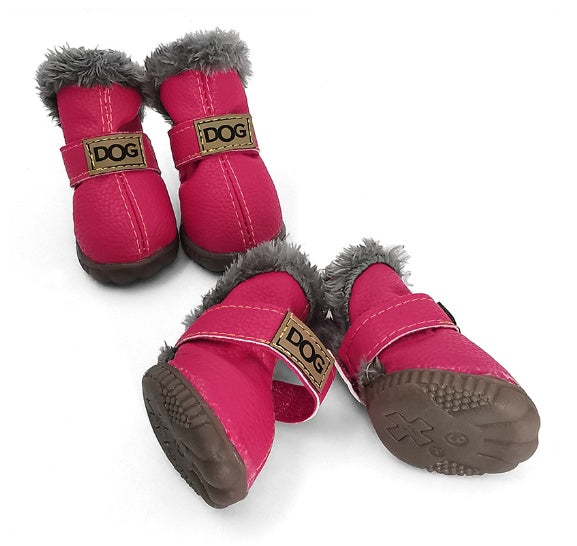 Dog Thick Snow Boots Keep Warm Teddy Autumn And Winter VIP Shoes - 0 - CJ