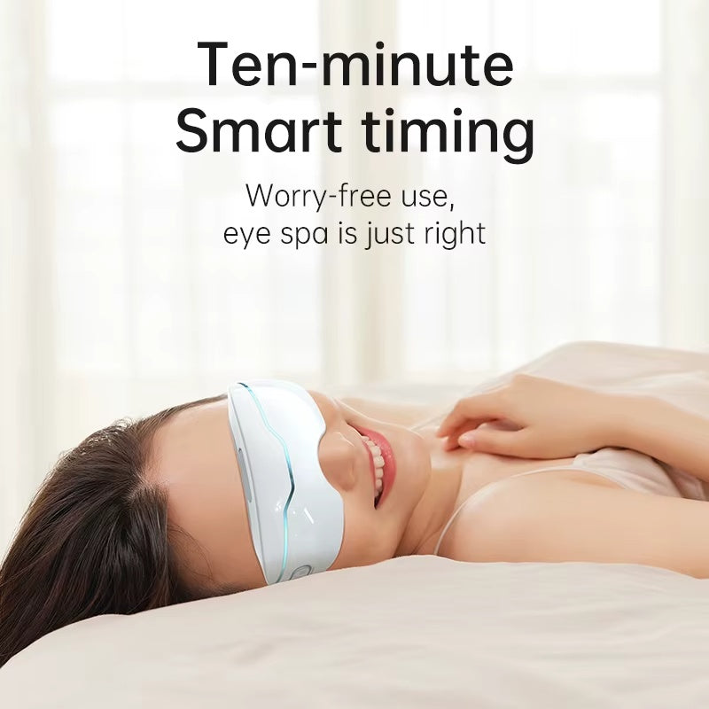 Intelligent Cooling Water Spraying Eye Spa Therapy Tool Eye Relaxation Electric Warming Steaming Compression Eye Massager - 5 - CJ