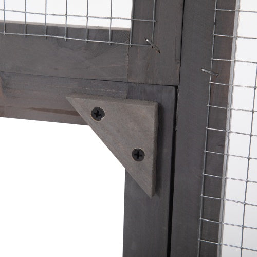 Oversized Cat Cage - Grey - 5 - cjdroshippping