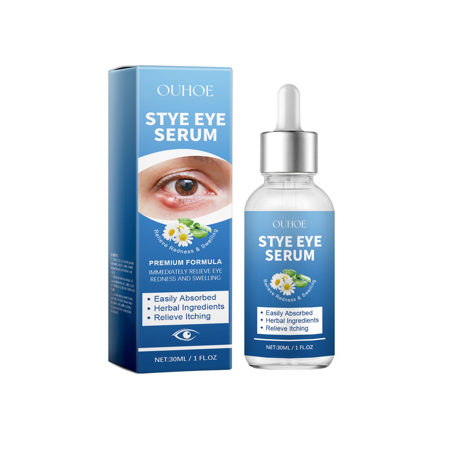 OUHOE Eye Care Drops Gently Nourish And Moisturize The Skin Around The Eyes. Portable Daily Eye Care Drops - 5 - CJ