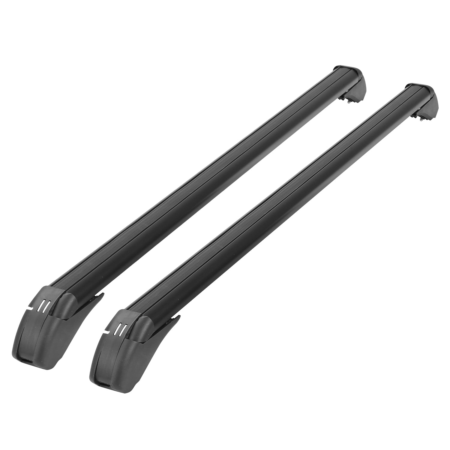 2PCS Universal 110cm 43 - inch Car Roof Rack Cross Bar With Anti - Theft Lock Adjustable Window Frame For Bike Kayak Cargo Luggage - 5 - cjdropshipping