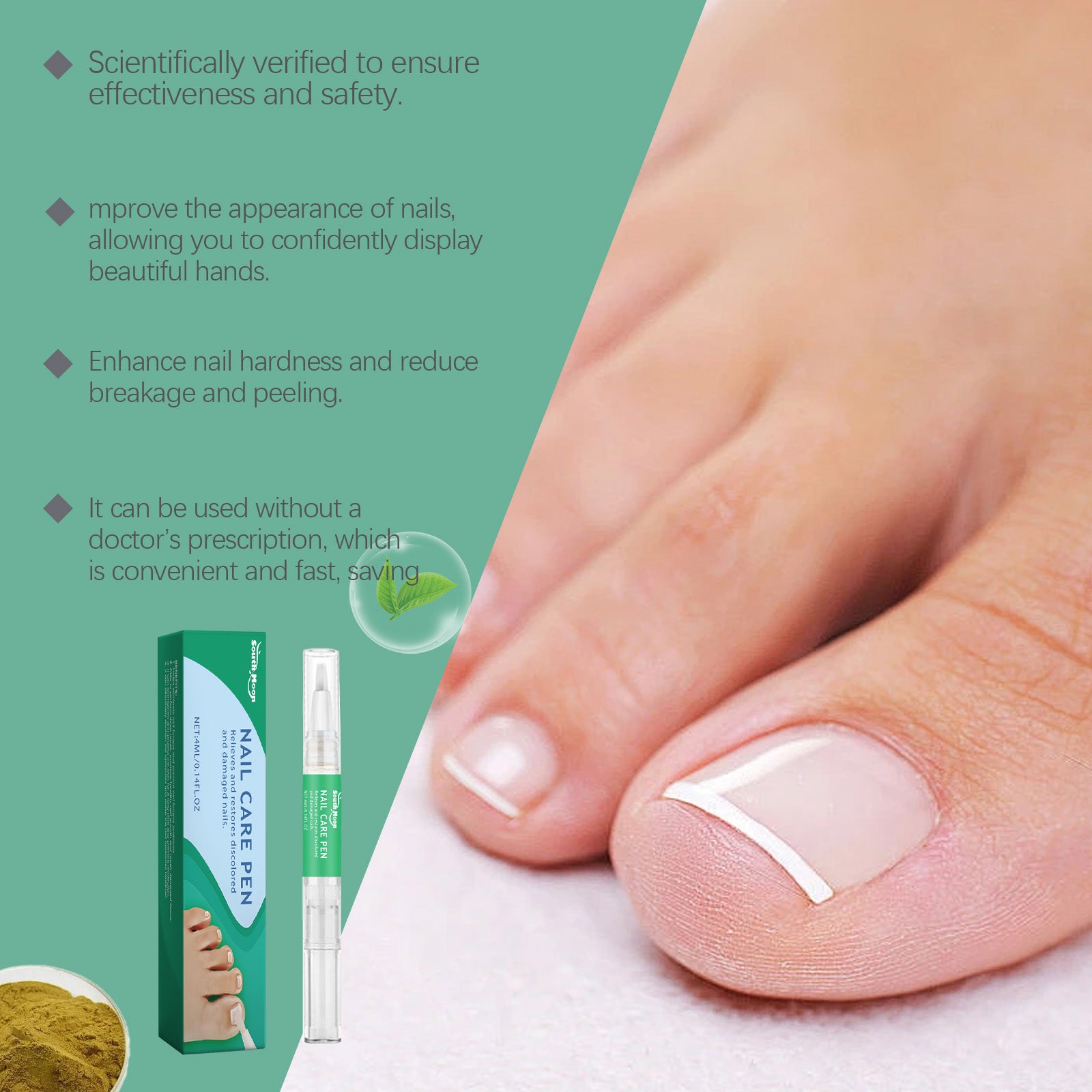 South Moon Nail Repair Pen Moisturizes Gently Repair Hands And Feet Gray Nails Soft Nails Thick Nails Foot Care - 5 - CJ