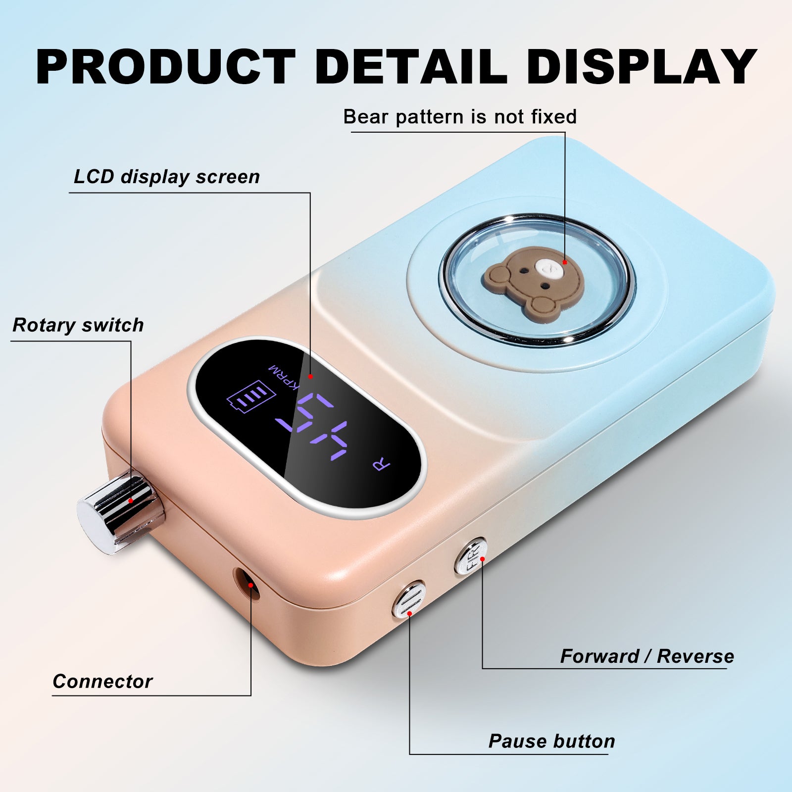 Professional 45000RPM Portable Electric Nail Drill Kit, Rechargeable Nail Electronic File Machine, Electric Nail Polishing Machine With Drill Head And Base, Nail Drill For Acrylic Nails, Nail Gel, Fem - 5 - CJ