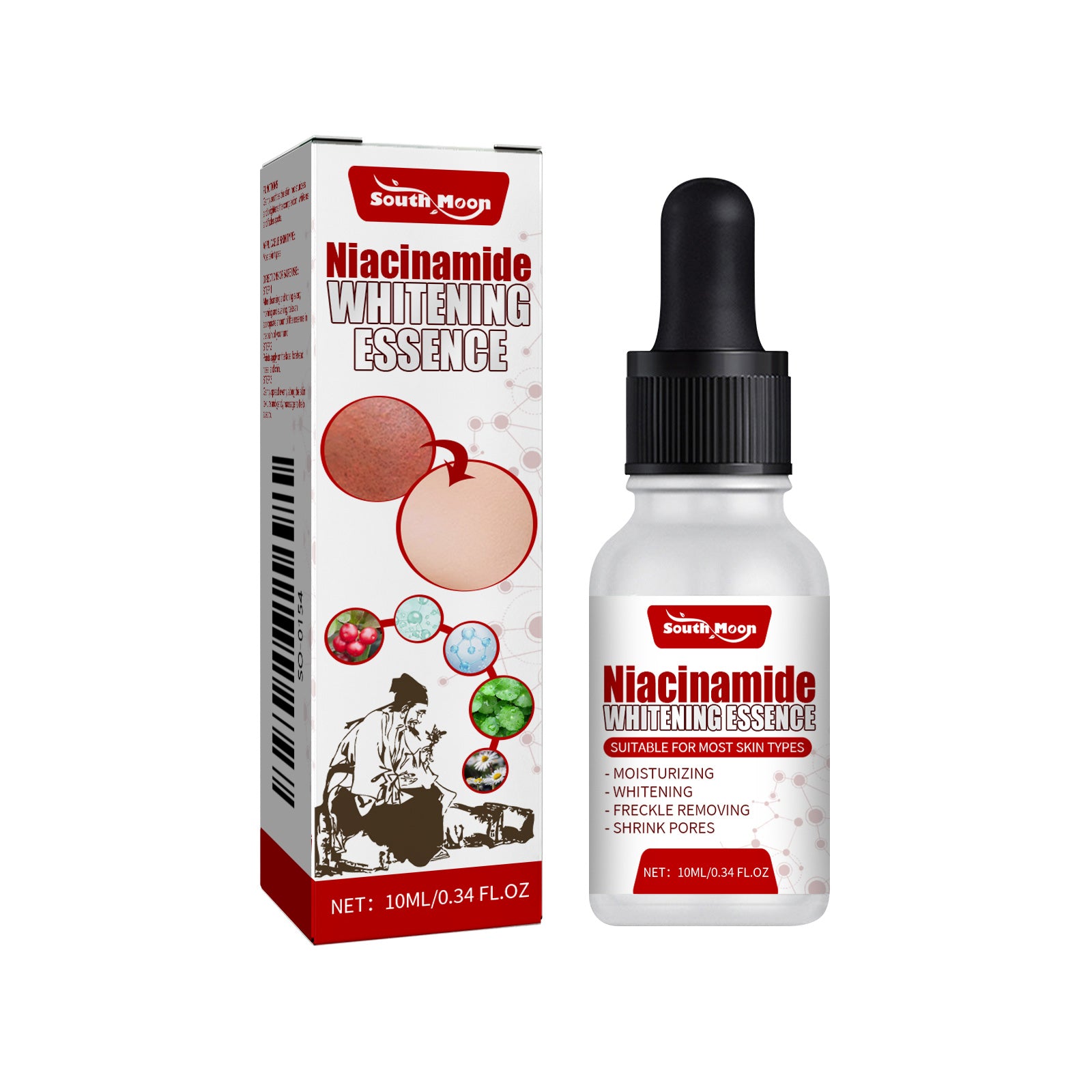 South Moon Nicotinamide Skin Care Essence Facial Skin Hydrating And Firming Skin Care Essence - 5 - CJ
