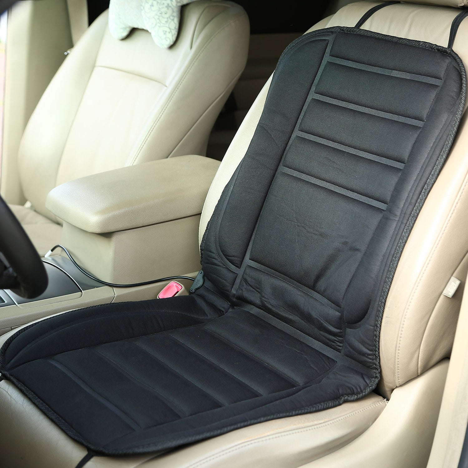 1Pc Heated Car Seat Cushion 12V Auto Seat Cover Warmer With Adjustable Temperature Controller For Cars Trucks SUV - 5 - cjdropshipping