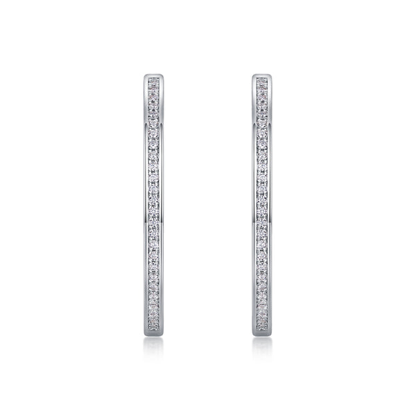 1Born Female Master Luxury Fashion Diamond Earrings Stud Inlaid With Mosan Diamond Silver Jewelry Prohibit TikTok sales - 5 - CJ