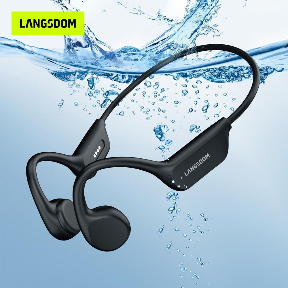 IPX8 Waterproof Headphones, Swimming - specific Bluetooth Headphones, Sports Wireless Earbuds With 32G TF Card, Stereo Bone Conduction Headphones - 5 - CJ