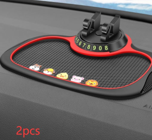 Non - Slip Car Phone Pad For 4 - in - 1 Car Parking Number Card Anti - Slip Mat Auto Phone Holder Sticky Anti Slide Dash Phone Mount - 0 - CJ - Cartoon - 2PCS - CJQC138570807GT