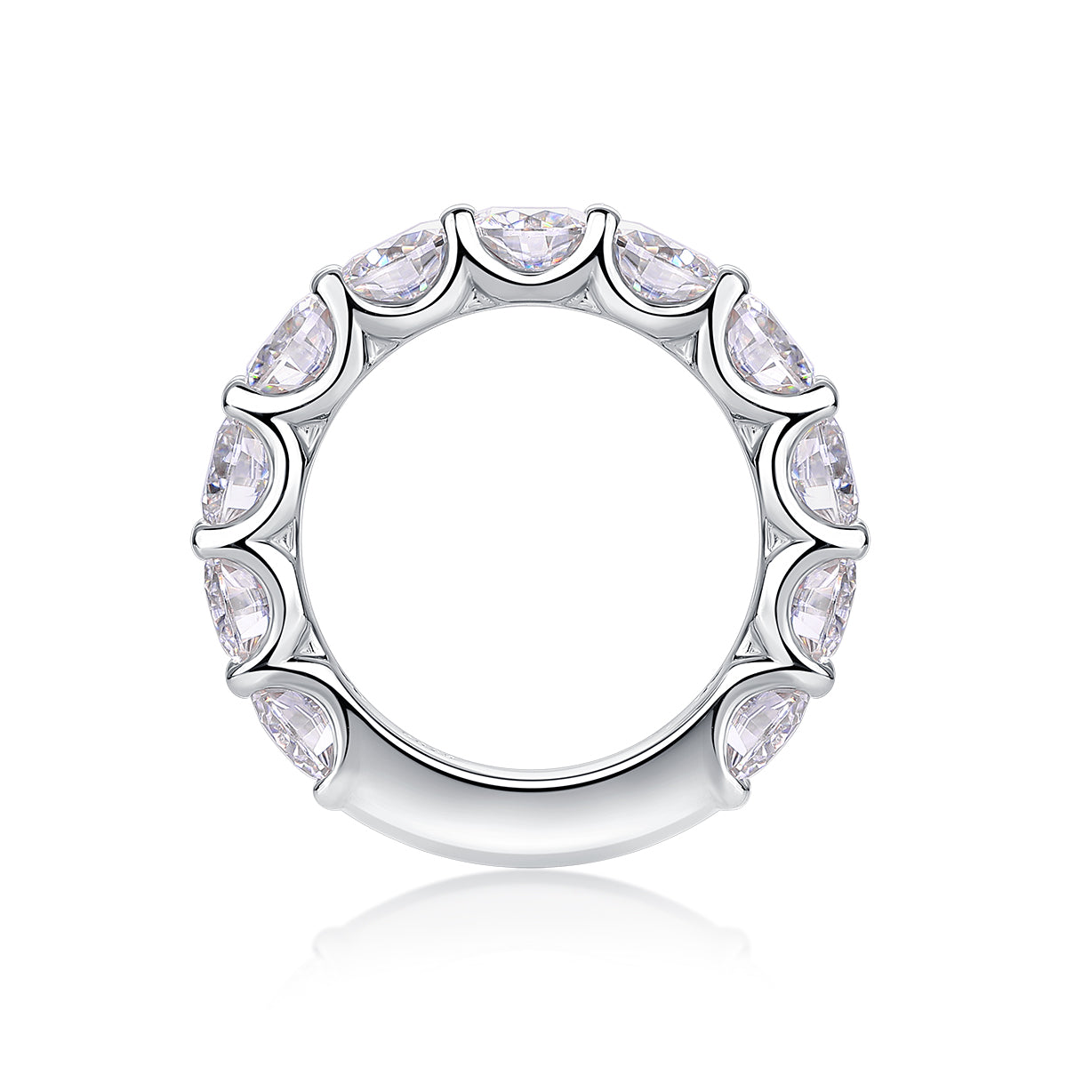 1Dazzling Moments - A Fashionable And Luxurious Jewelry Accessory Set With Moissanite S925 Sterling Silver And Platinum - plated Diamond Prohibit TikTok sales - 5 - CJ