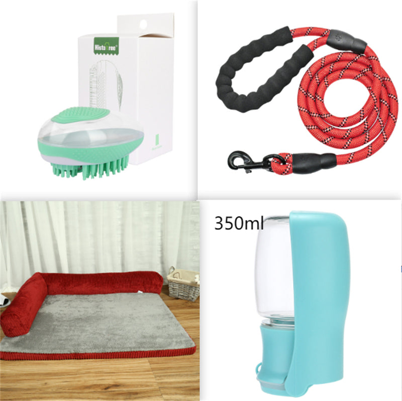 Pet Dog Bed - 0 - CJ - Red set - Bilateral - M - CJJJCWGY01138 - Red set - Bilateral - M