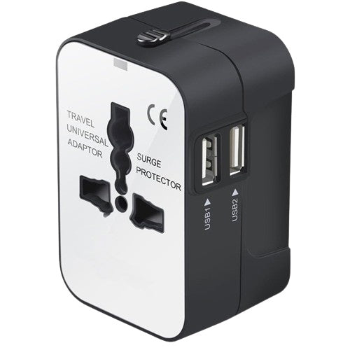 Travel Adapter, Worldwide All In One Universal Travel Adapter Wall Charger AC Power Plug Adapter Wi - 5 - CJ
