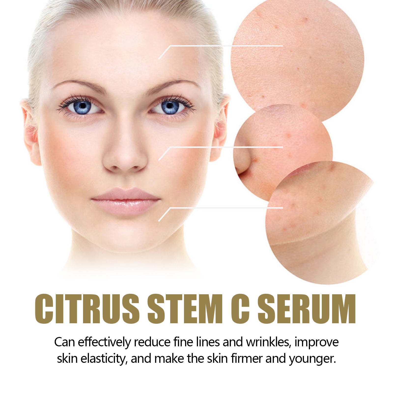 Hoygi Citrus Stem C Serum, Reduce Wrinkles Improve Skin Elasticity Firming And Lifting Anti - Aging Serum - 5 - CJ