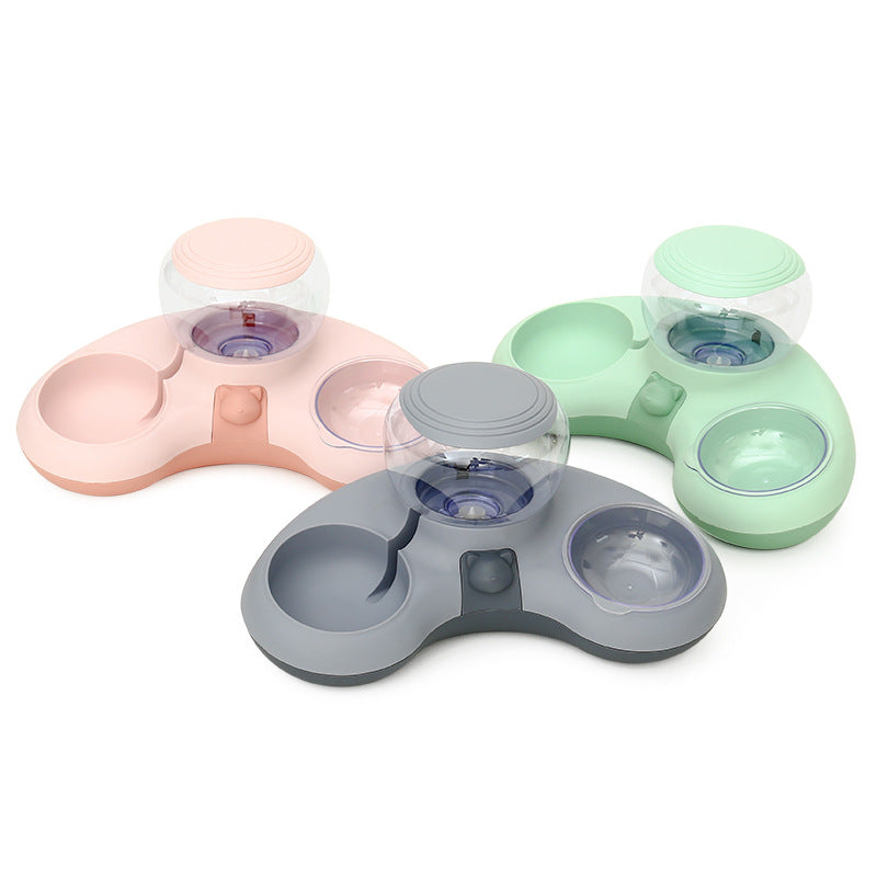 Crescent Automatic Drinking Water And Feeding Double Bowl - 0 - CJ