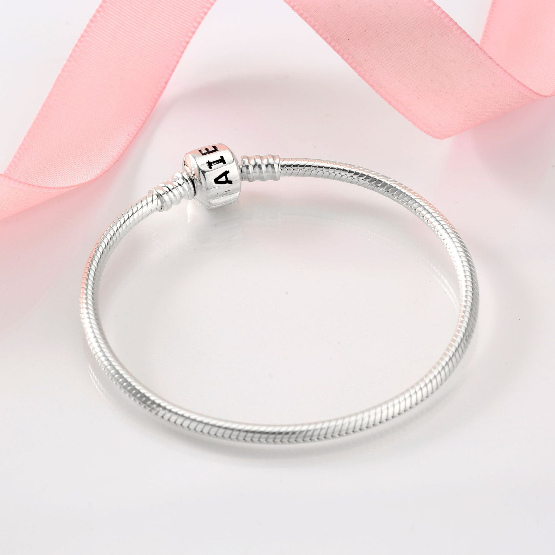 Women's Bracelet S925 Sterling Silver 3mm Suitable Beaded Pendant Accessories Diamond Inlaid All Kinds Of Button Heads Diy Basic Snake Bone Chain - 4 - https://x.com/titan_prim62775J