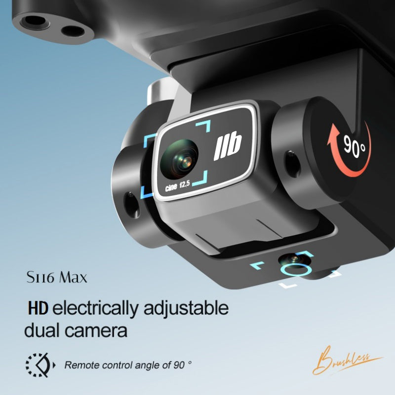 S116 Brushless Drone With Four - Way Obstacle Avoidance, HD Aerial Photography, Optical Flow Positioning, Remote Control, Long Battery Life - 5 - CJ
