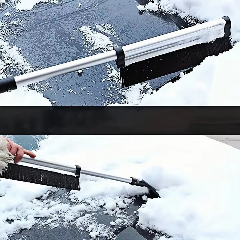Car Windshield Wiper, Snow Removal Brush, Snow Shovel, Extendable Stainless Steel Cleaning Tool, Broom Cleaning Accessories - 5 - cjdropshipping