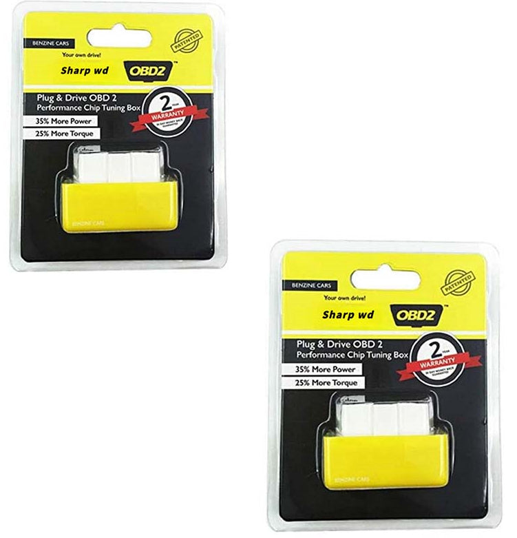 Plug And Play ECOOBD2 Gasoline Car Fuel Economy ECO OBD2 Driver - 0 - CJ - Yellow 2pcs - CJQCGJQT00061 - Yellow 2pcs