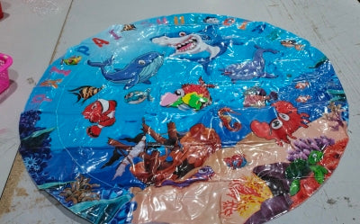 Summer Cooling Pet Water Bed Cushion Ice Pad Dog Sleeping Square Mat For Puppy Dogs Cats Pet Kennel Cool Cold - 0 - CJ - Shark Pirate Ship 100cm - 1PCS - CJYD205849604DW
