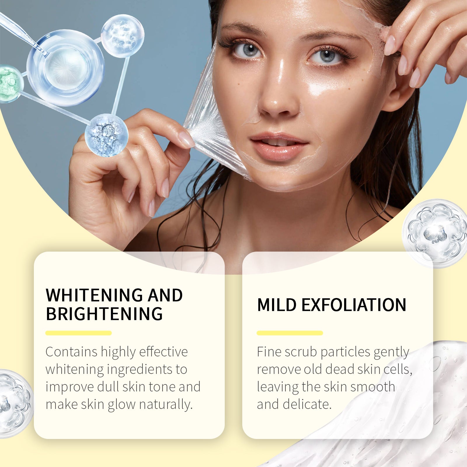Hoygi Tear Mask Facial Treatment Clean And Gentle, Non - Tight Moisturizing And Hydrating Moisturizing And Brightening Skin - 5 - CJ