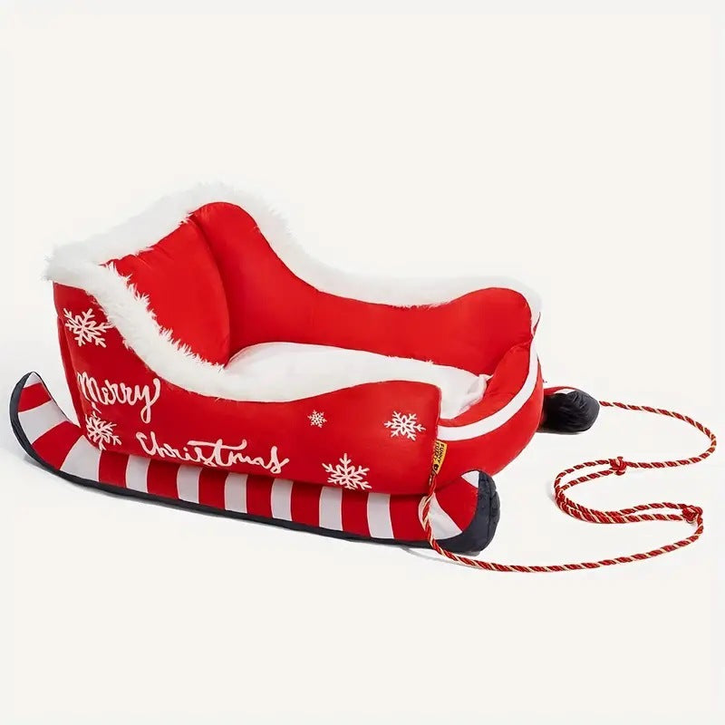 Christmas Sled Kennel Pet Bed - 0 - CJ