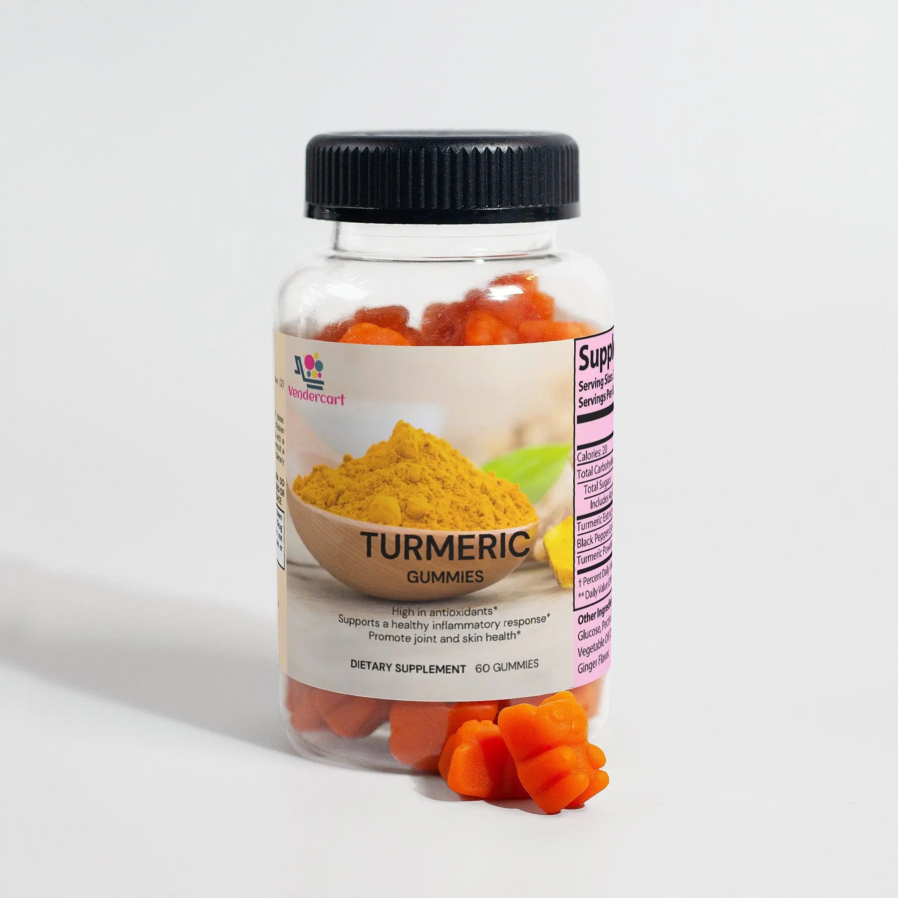 TURMERIC GUMMIES POWERFUL ANTI INFLAMATORY AND JOINT SUPPORT - 5 - CJ