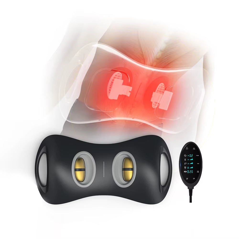 New Kneading Electric Lumbar Heat Traction Back Massager Lumbar Massage Back Stretcher - 5 - CJ