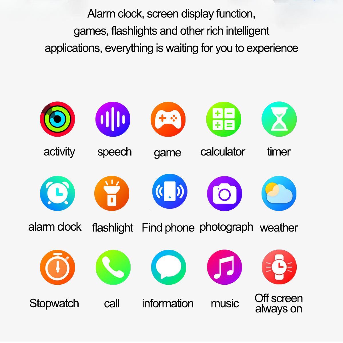 Smart Watch Women Men 2.0 Display - Waterproof Fitness Tracker With Bluetooth Call Answer, 24 - 7 Heart Rate Sleep Monitor, Pedometer Fashion Gift For Her - 5 - CJ