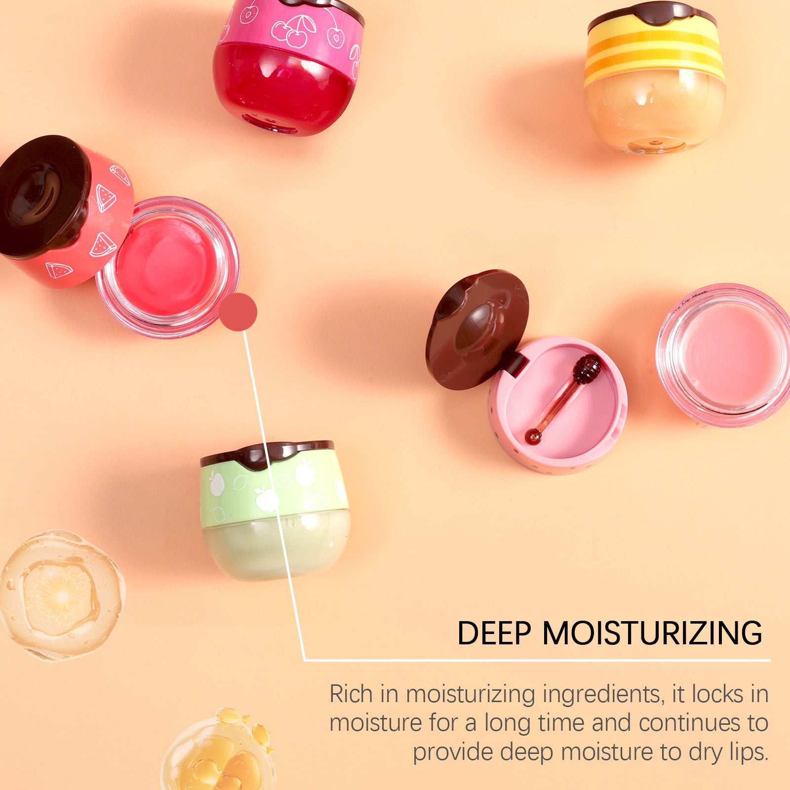 Hoygi Watermelon Lip Mask, Lighten Lip Lines, Remove Dead Skin, Moisturize, Prevent Dry And Crack Lip Mask, Moisturize And Care Lip Mask - 5 - CJ