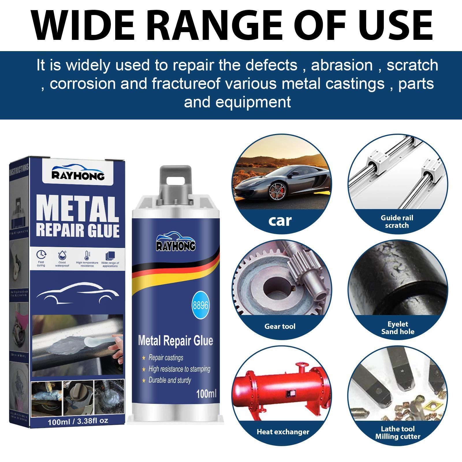 Ruihong Metal Casting Glue 100ml High Temperature Resistant Welding Glue Strong Electric Welding Glue For Metal Castings With Sand Holes, Porosity And Cracks - 5 - cjdropshipping