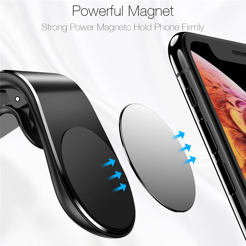 Car Magnet Magnetic Air Vent Mount Holder Magnetic Car Phone Holder Stand 360 Metal Car Air Vent Magnet Stand In Car GPS Mount Holder - 5 - cjdropshipping