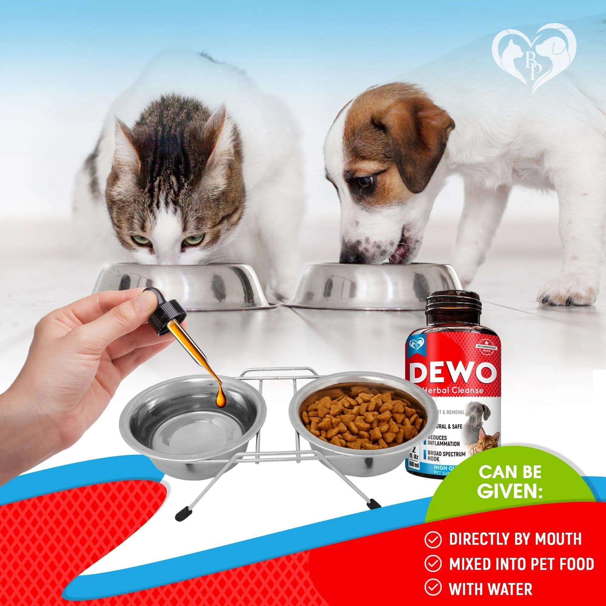 Cats And Dogs Liquid Herbal Medicine And Natural Broad Spectrum Treatment For Tapeworm Whipworm Roundworm And Hookworm Prevention Medication Supplement Drops For Kitten And Puppies - 5 - CJ