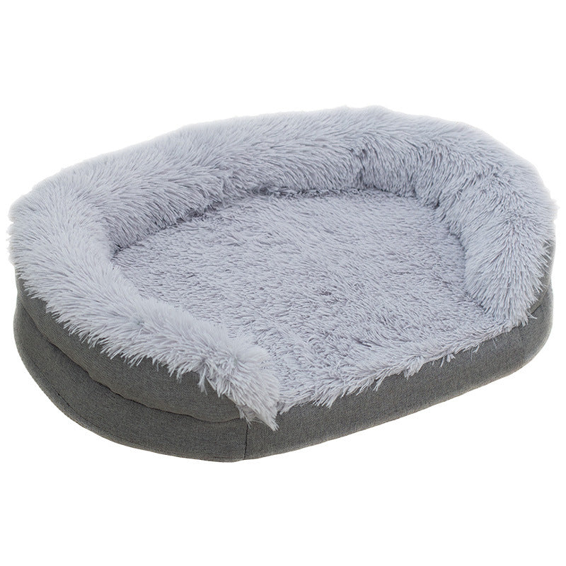 Winter Warm Pet Plush Large Kennel - 0 - CJ