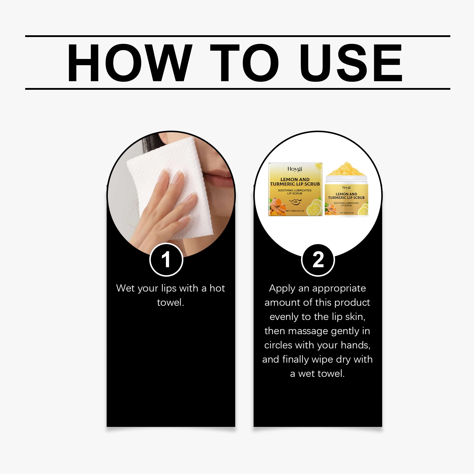 Hoygi Turmeric Lemon Lip Scrub Moisturizes Dry, Exfoliating, Hydrating And Moisturizing Lip Care Cream - 5 - CJ
