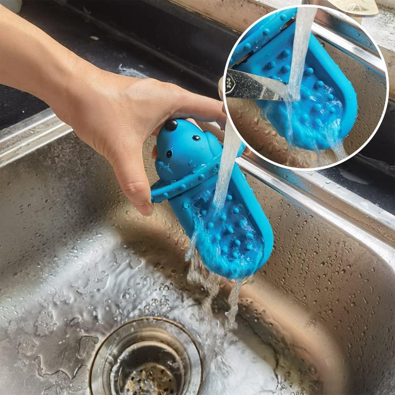 PROKEl Soft Rubber Toy Puppy Slow Feeder PadPeanutButter Treat Dispenser Training Aid DogCrateTraining Tool - Reduce Boredom Anxiety.Distraction For Dogs - 5 - CJ
