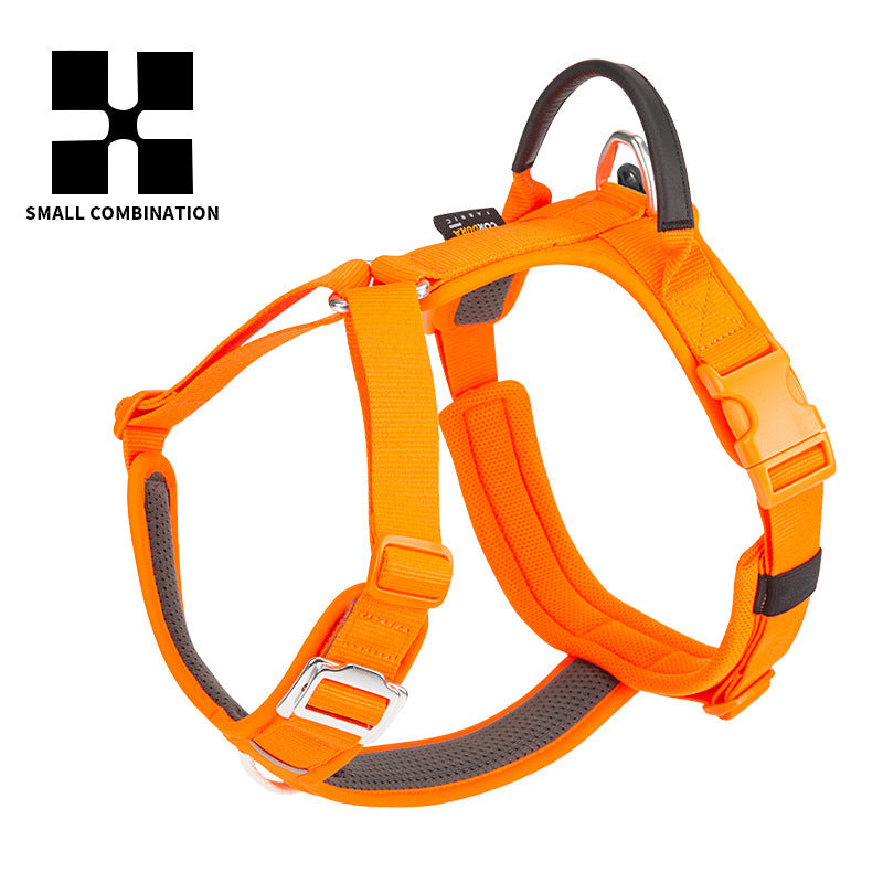 Medium And Large Breed Dogs Hand - held Dog Leash And Harness - 0 - CJ