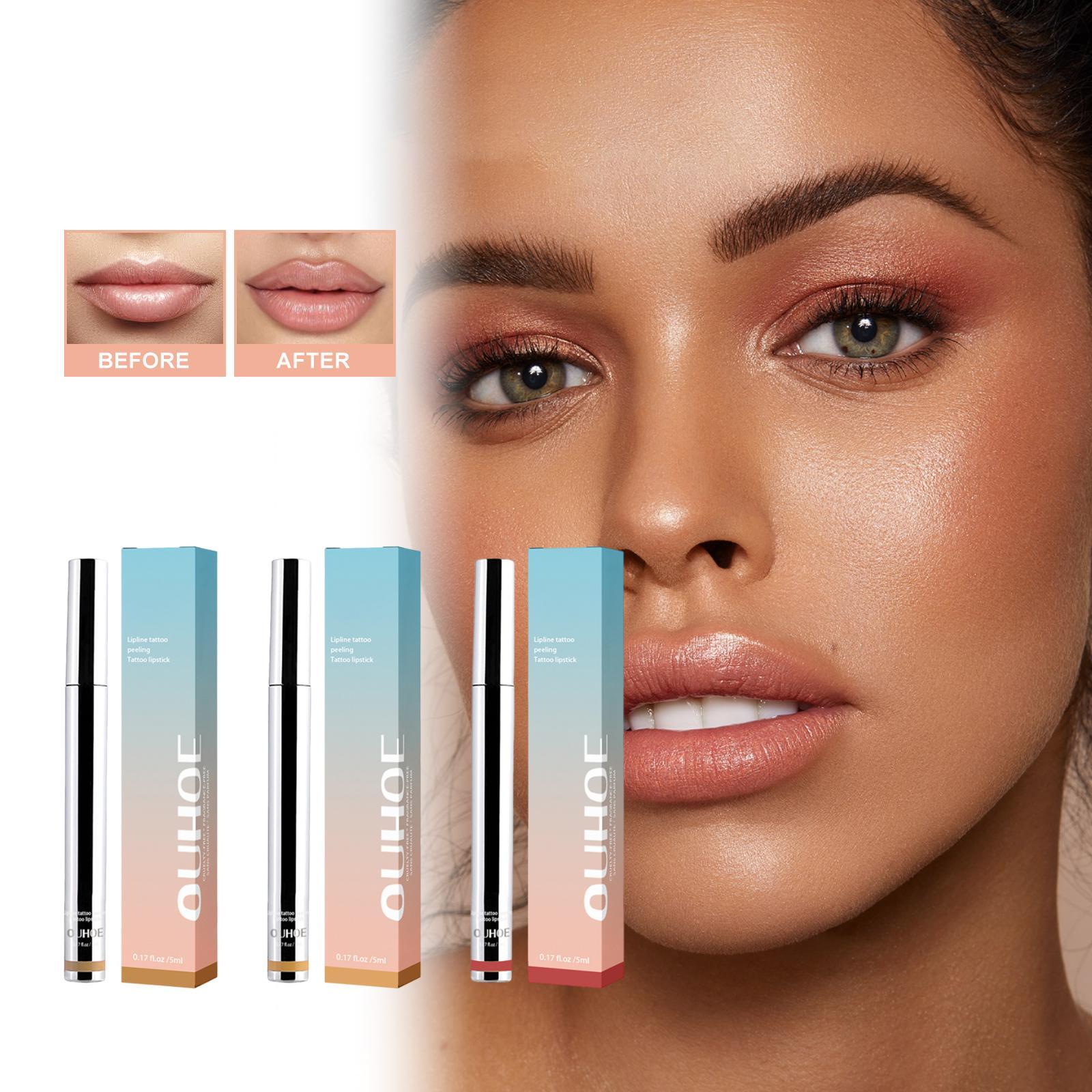 Ouhoufeng Lip Line Natural Lip Color Anti - peeling Lip Primer - 5 - CJ