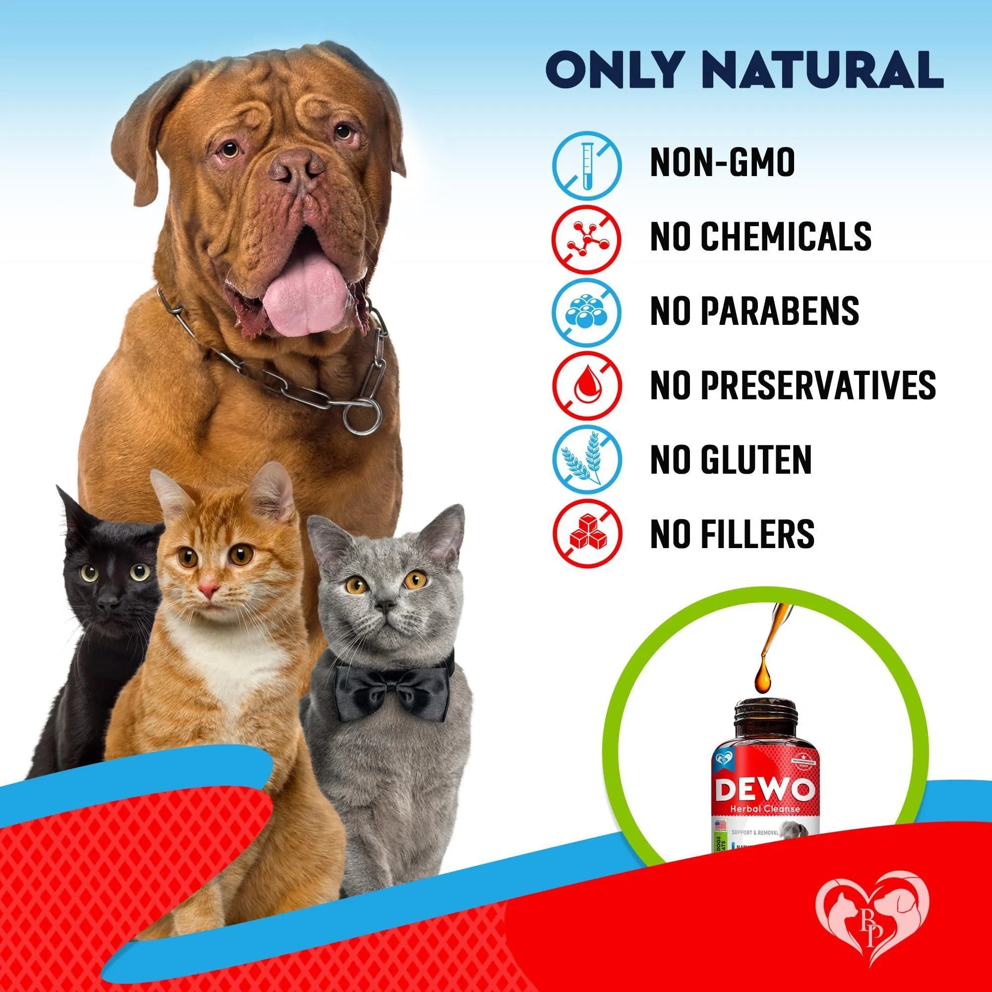 Cats And Dogs Liquid Herbal Medicine And Natural Broad Spectrum Treatment For Tapeworm Whipworm Roundworm And Hookworm Prevention Medication Supplement Drops For Kitten And Puppies - 5 - CJ