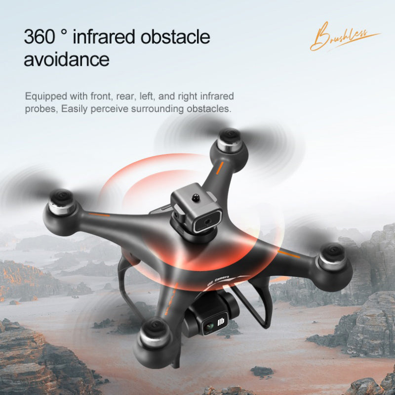 S116 Brushless Drone With Four - Way Obstacle Avoidance, HD Aerial Photography, Optical Flow Positioning, Remote Control, Long Battery Life - 5 - CJ