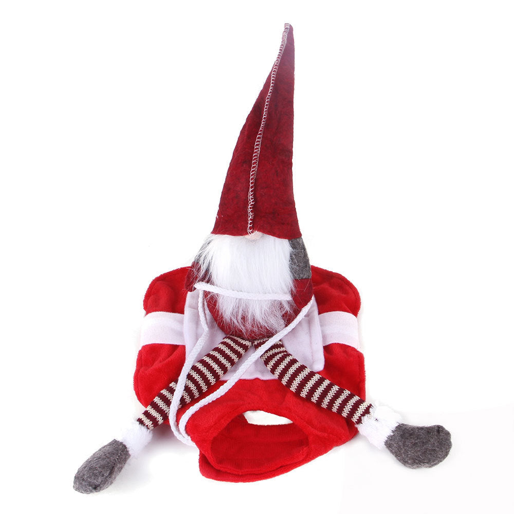 Dog Christmas Clothes Santa Claus Riding Deer - 0 - CJ - Red3 - XL - CJJJCWGD00101 - Red3 - XL