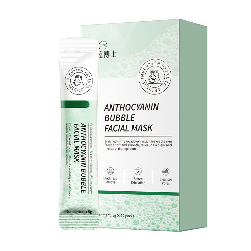 Dr. NL Nalan Anthocyanin Bubble Mask 5gx12 Pcs - 4 - CJ