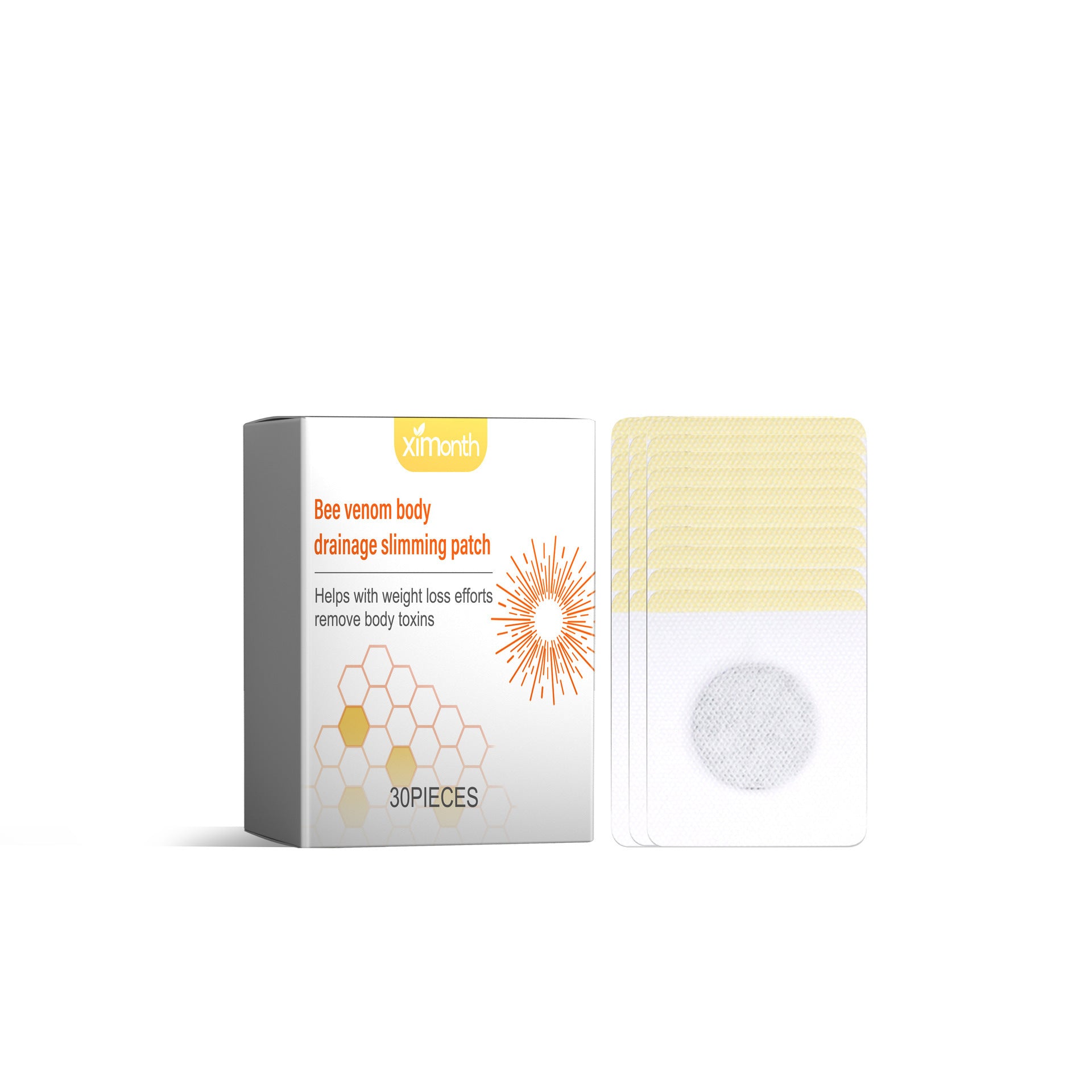 Ximonth Bee Venom Lymphatic Body Sculpting Patch Relieves Lymphatic Swelling, Tightens Arms, And Worships Fat Body Sculpting Patch - 5 - CJ