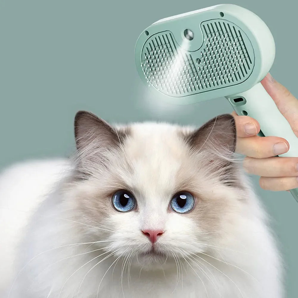 Pets Spray Hair Comb Pet Hair Remover Cleaning Brush Cats Grooming Dog Accessories Tools Dematting Water Mist Humidifier Comb Pet Supplies - 0 - CJ