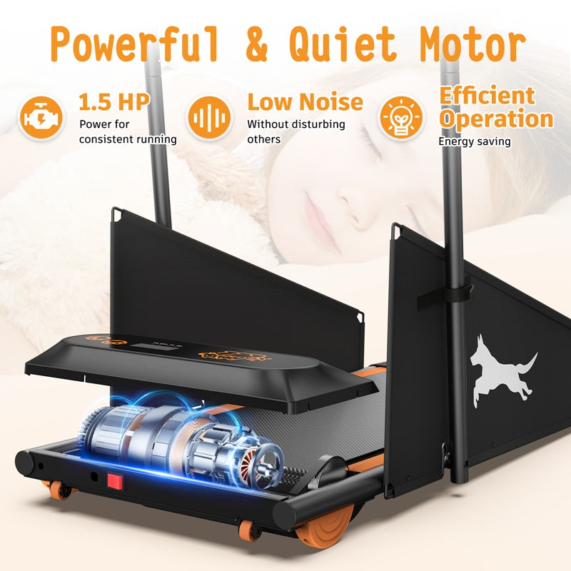 Dog Treadmill Small Dogs - Dog Treadmill For Medium Dogs - Dog Pacer Treadmill For Healthy & Fit Pets - Dog Treadmill Run Walk - 5 - CJ