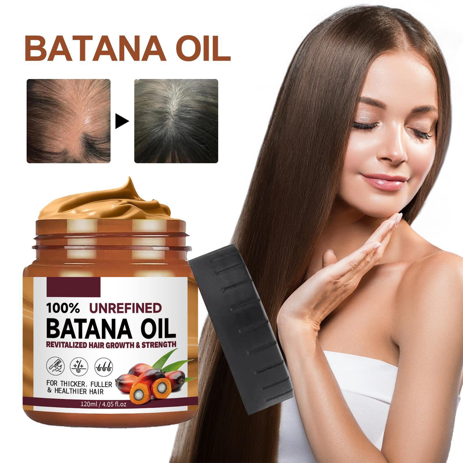 Batana Oil From Honduras - Get Fuller, Thicker, Healthier Hair - Great Gifts For Women Men Conditioner Haircare Silky - Hair Nutrition - 5 - CJ