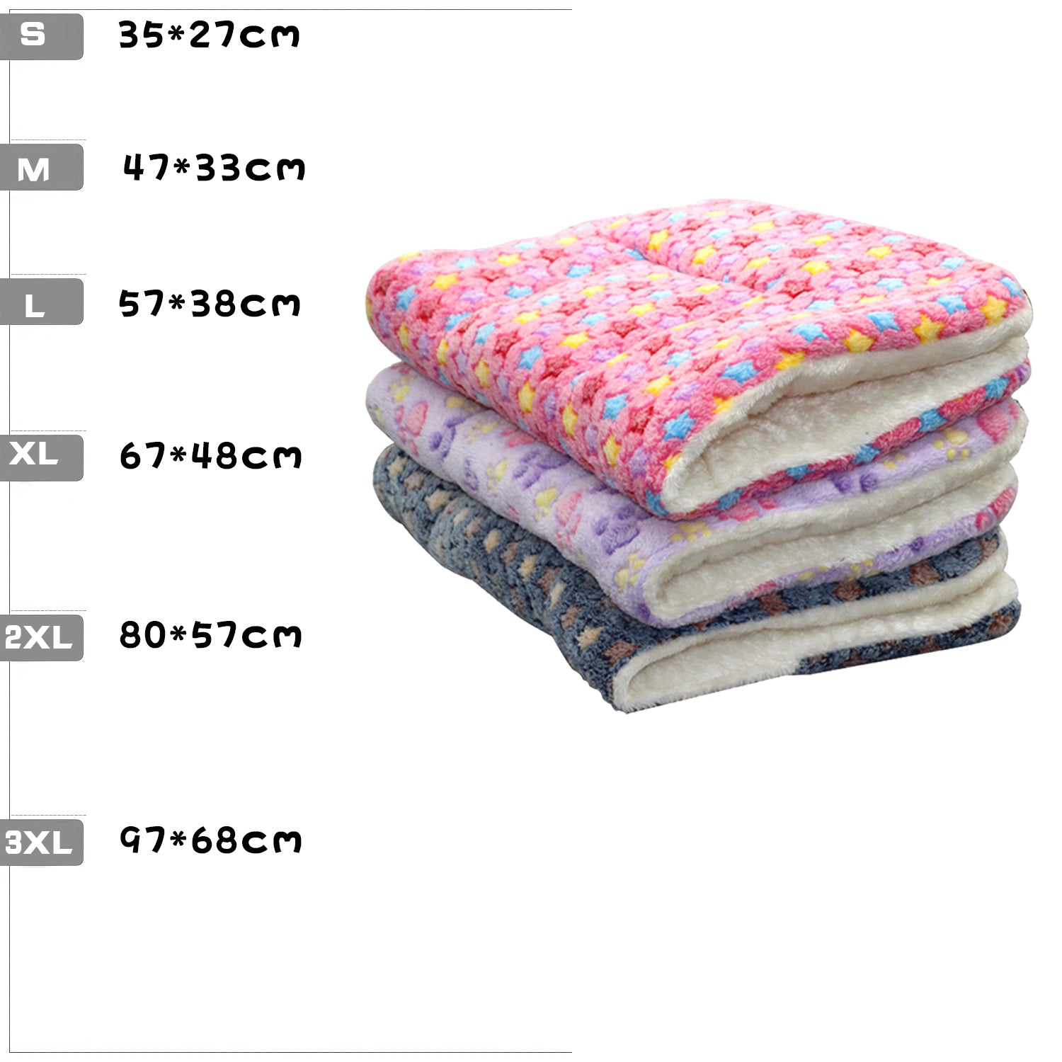 Pets Dog Bed Mat Crate Pad Soft Pet Bed Washable Crate Mat For Large Medium Small Dogs Reversible Fleece Dog Crate Kennel Mat Cat Bed Liner Super Soft Fluffy Premium Fleece Pet Blanket - 5 - CJ