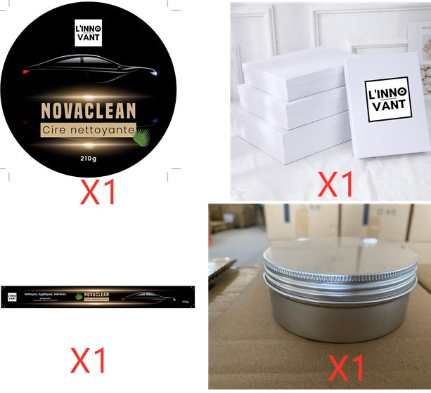 Car Diamond Crystal Wax Black Wax Coating Waxing Polishing Sewage Crystal Hard Wax - 0 - CJ - White - Set2 - CJQC104390731EV