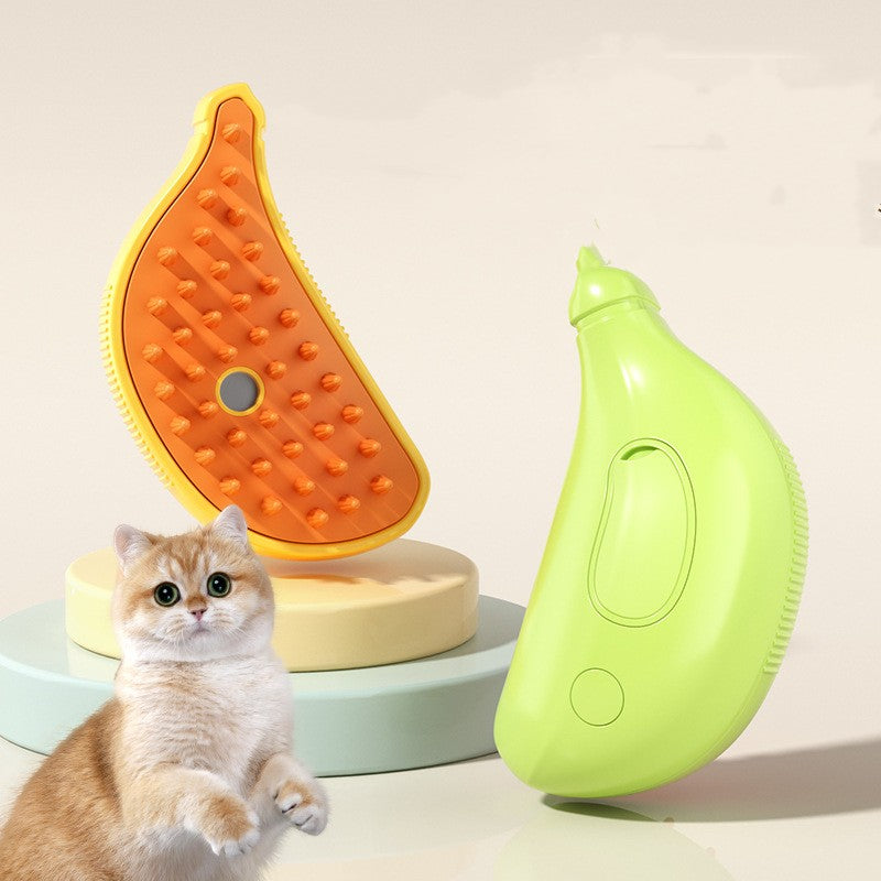 3 In 1 Pet Steam Brush Cat Dog Cleaning Steamy Spray Massage Beauty Comb Hair Removal Grooming Supplies Pets Accessories - 0 - CJ